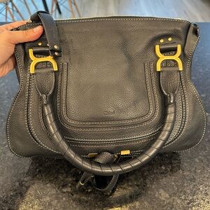 *PRICED TO SELL* Chloe Medium Marcie Bag -Black